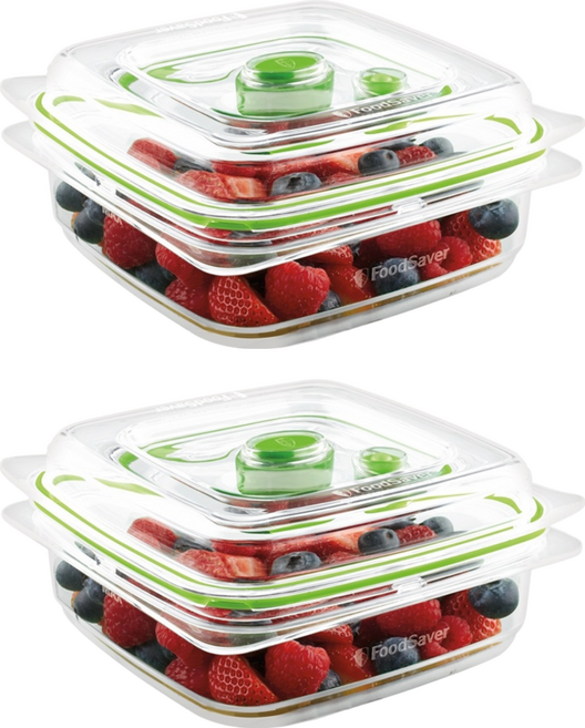 FoodSaver 真空密鮮盒, 700ml, 2個