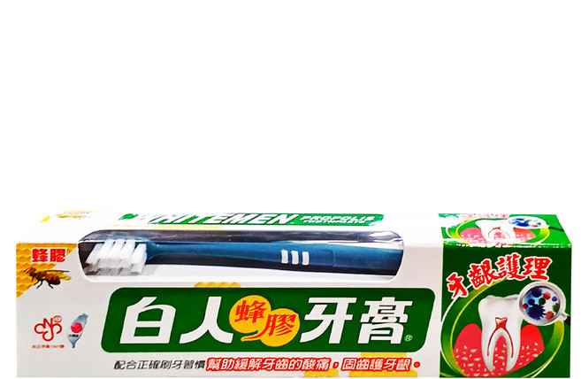 T.KI 白人 蜂膠牙膏 顏色隨機, 130g, 1組