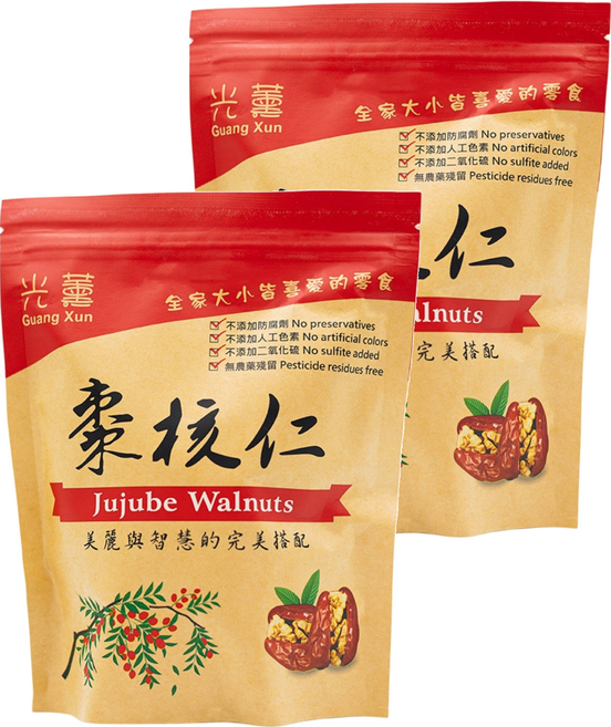 光薰牌 棗核仁, 2包, 150g