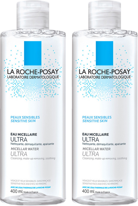 LA ROCHE POSAY 理膚寶水 清爽保濕卸妝潔膚水, 400ml, 2瓶