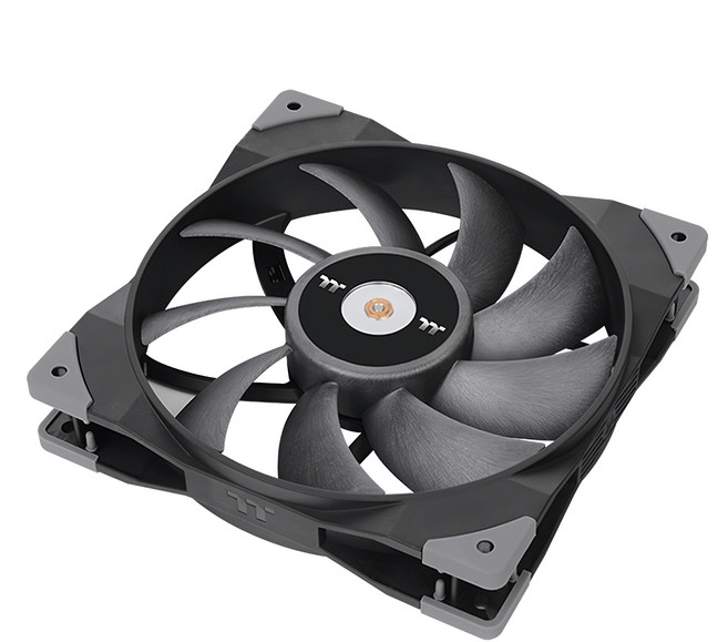 thermaltake 曜越 鋼影 TOUGHFAN Metal-Reinforced Motor Hub LCP Material 高風壓 風扇 黑色 PWM Hydraulic Bearing Gen.2 140mm CL-F118-PL14BL-A