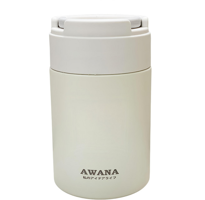 AWANA 手提簡約悶燒罐 MH-500, 1個, 500ml, 珍珠白