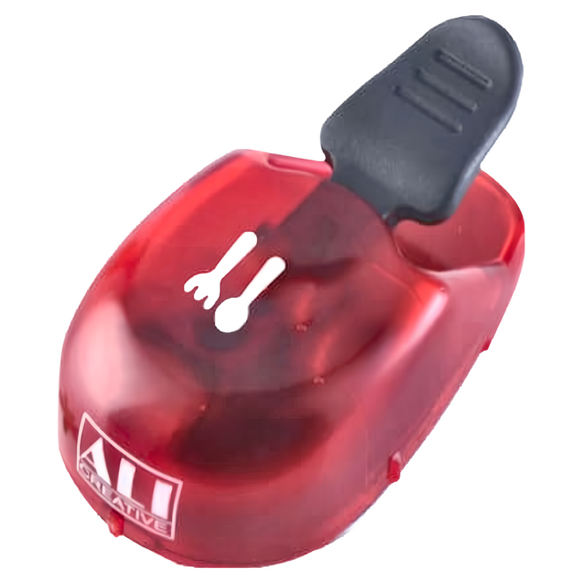ALI CREATIVE 艾力紙藝 I0501系列 造型打孔器, 057 餐具, 1個