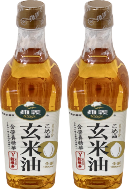 維義 玄米油, 1L, 2瓶