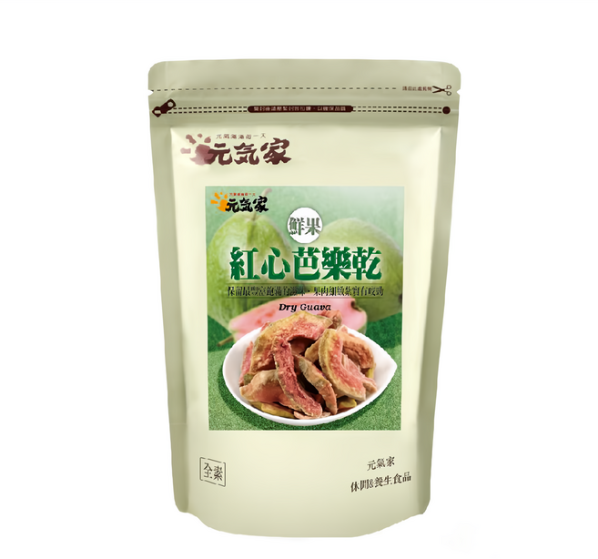 元氣家 紅心芭樂乾, 200g, 1包
