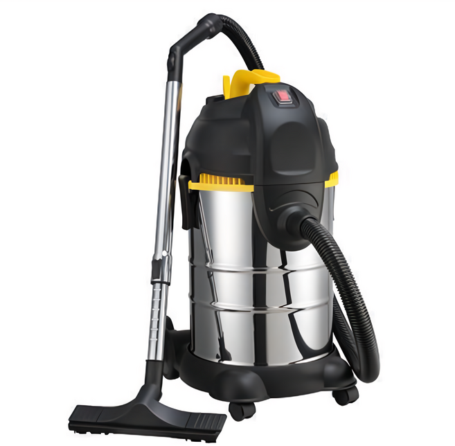 SHUENN FARN 順帆風機 乾濕兩用吸塵器 MDS-30 家用商用洗地機, 銀色 + 黑色 + 黃色