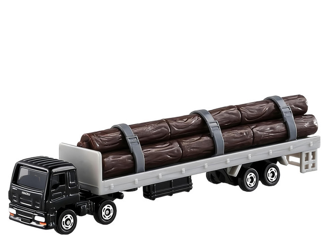 TAKARA TOMY TOMICA小汽車 ISUZUGIGA木頭搬運車, Black, 1個