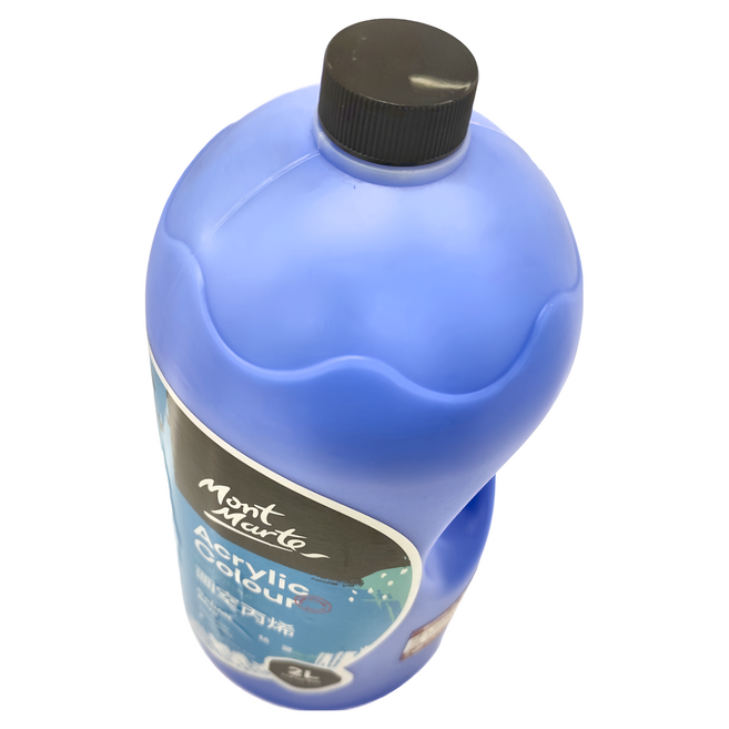 Mont Marte 蒙瑪特 壓克力顏料 2L 色彩鮮豔 快乾 易混合 適合學生 藝術團體 畫室使用, 1色