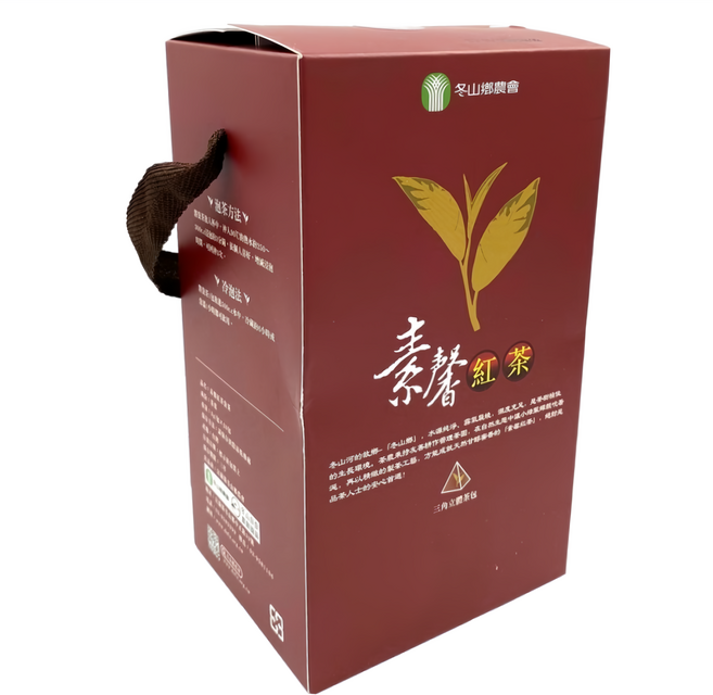 冬山鄉農會 素馨紅茶袋茶, 20包, 3g, 1盒