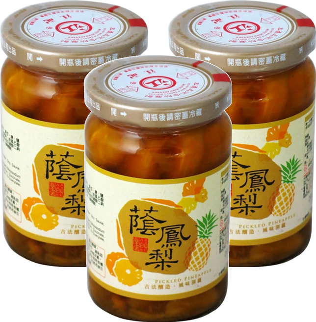 江記 蔭鳳梨, 350g, 3罐
