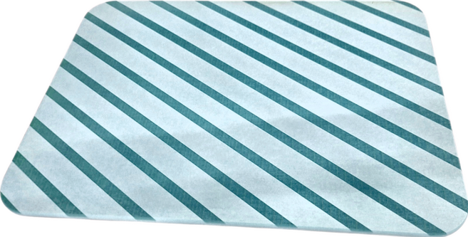 收納王妃 珪藻土地墊, 編織綠, 1個