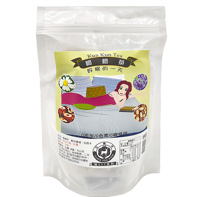 FANGS 方氏 睏睏茶 好眠的一天 0 咖啡因 台灣產, 5g, 15包, 1袋