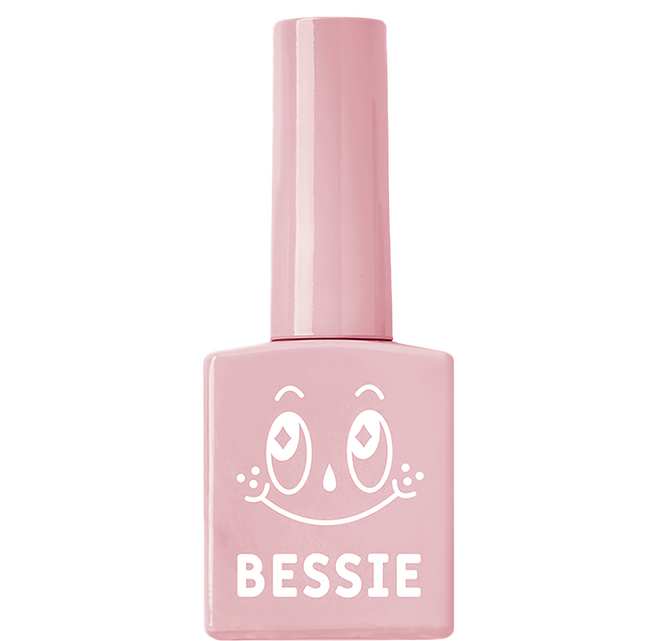 BESSIE 七彩系列 美甲凝膠, P10 灰粉色, 11ml, 1瓶