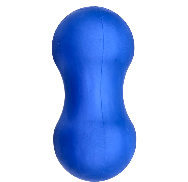 ALEX SPORTS丹力 花生型按摩球 B-51 138 x 66mm 6歲以上適用 250g, 藍色, 1個