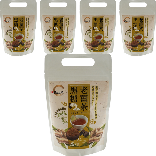 彤旺 黑糖老薑茶, 300g, 1包, 5包