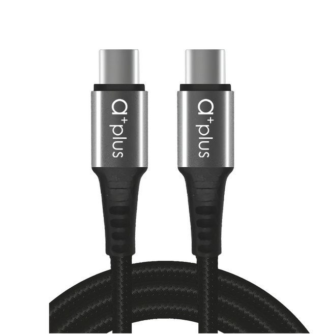a plus 極速充電/傳輸線 Type-C TO TYPE-C, 2m, 1個