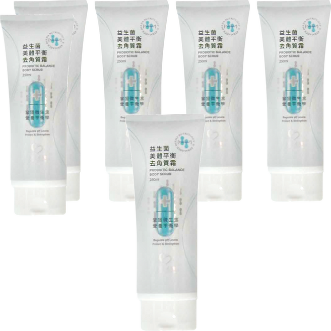 MY SCHEMING 我的心機 益生菌美體平衡去角質霜, 250ml, 6條