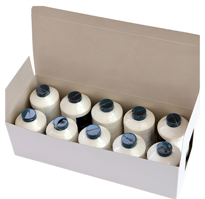 Cottonvill 高級縫紉機線 1700公尺 45'S/2 白色, 10件
