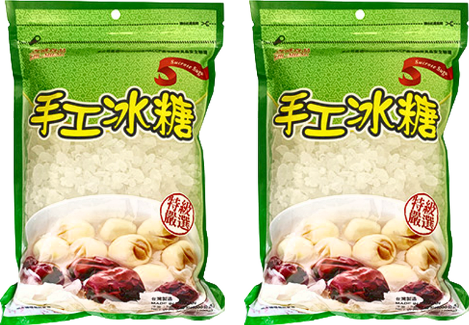 CHI-SHENG 耆盛食品 手工冰糖, 1kg, 2包
