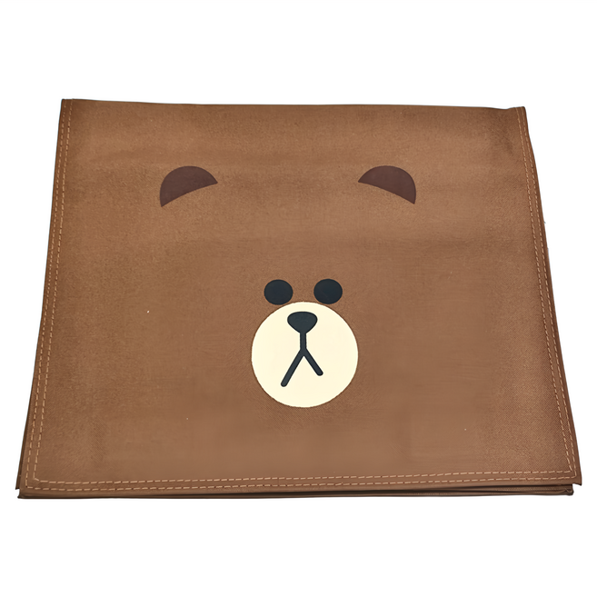 iMiTU 米圖 LINE FRIENDS 熊大側背包, 咖啡色, 1個