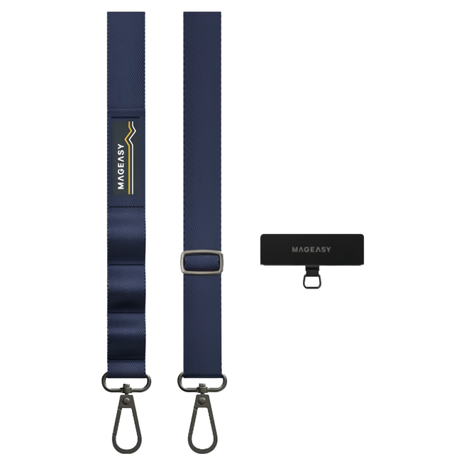MAGEASY STRAP 掛繩 + 掛繩片組, 極簡藍, 1組