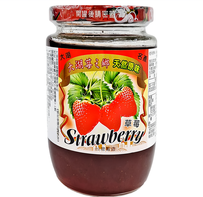 大倫食品 大湖莓之鄉 草莓醬, 450g, 1罐