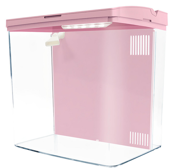 UP AQUA 雅柏 經典時尚背濾缸, 夢幻粉, 1個