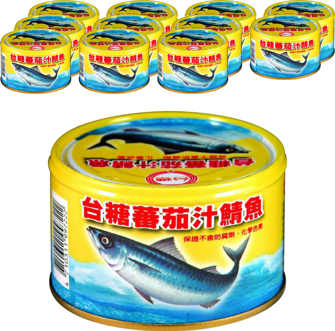 台糖 蕃茄汁鯖魚, 220g, 12罐