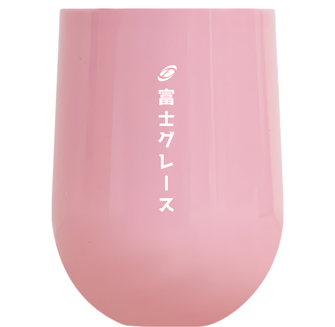 FUJI-GRACE 富士雅麗 真空陶瓷塗層蛋型杯, 粉色, 350ml, 1個