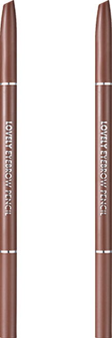 TONYMOLY 美目派對眉筆 0.1g, 2支, 4 棕色