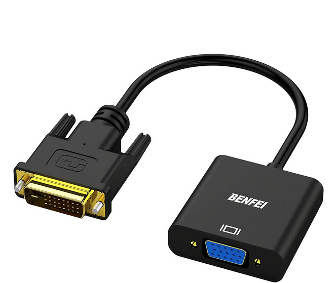 UGREEN 綠聯 DVI D轉VGA轉換器 Active版 30cm, 1個