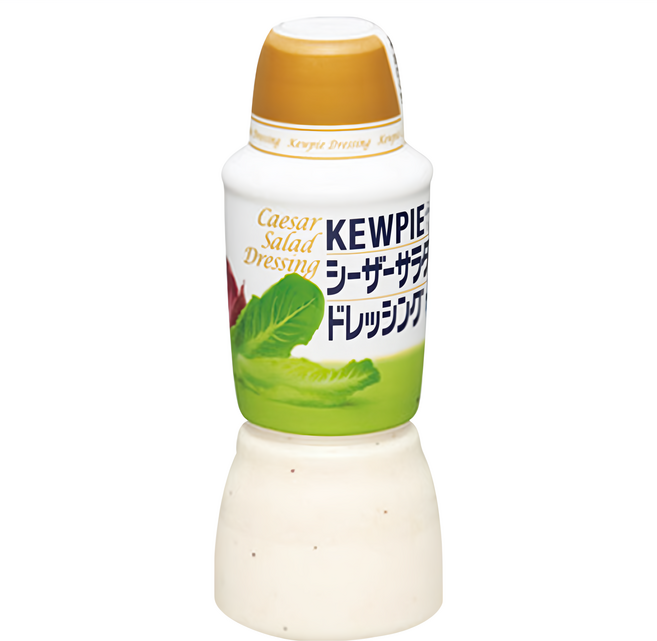 Kewpie 凱薩沙拉醬 日式風味 起司黑胡椒提味 口感柔滑濃郁 無味精無防腐劑, 380ml, 1瓶