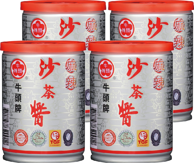 牛頭牌 麻辣沙茶醬, 250g, 4罐