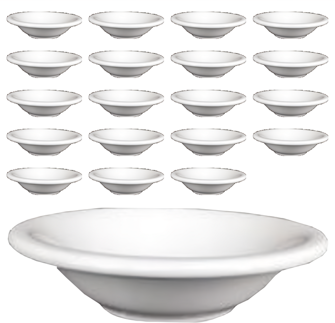 TATUNG 大同磁器 小碟 4吋 陶瓷小菜碟 醬料碟, 20個, 白色