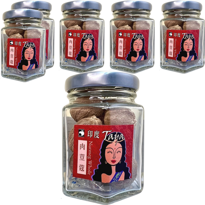 Taya Spices 印度肉豆蔻, 6罐, 50g