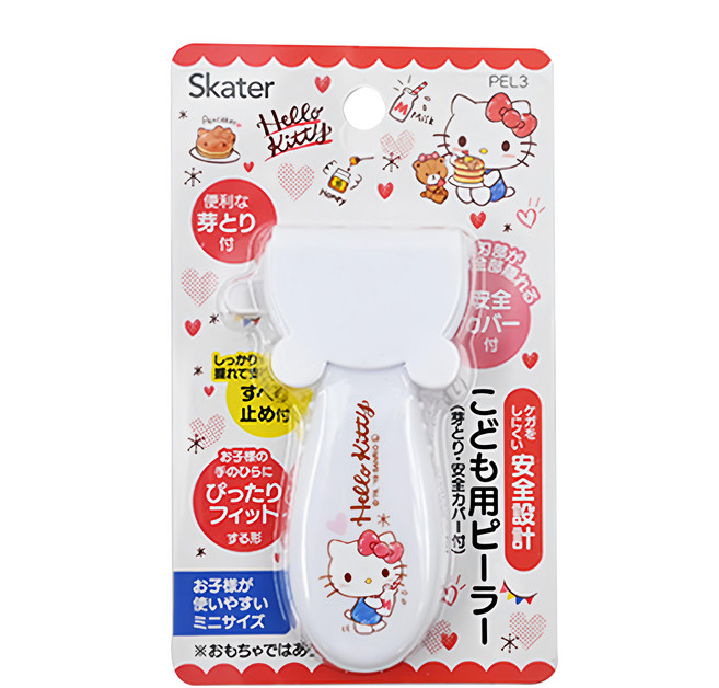 Skater 削皮刀 PEL3, 凱蒂貓 白色, 1個