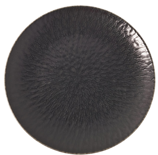 Arthur Krupp Onyx 圓盤 20cm 陶瓷, 黑瑪瑙色, 1個