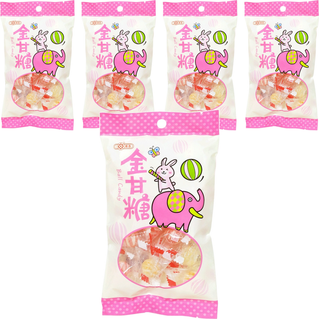 惠香 金甘糖, 110g, 5袋