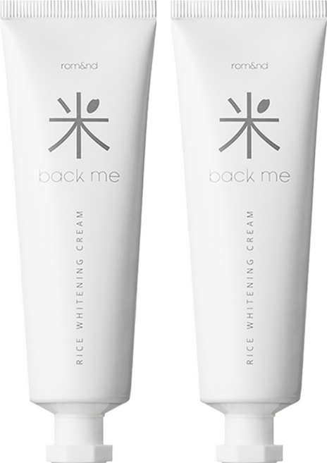 rom&nd 台灣公司貨 白米亮白素顏霜 50ml, 單一顏色, 2條