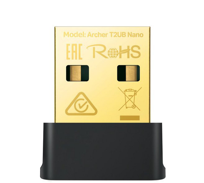 tp-link Archer T2UB Nano AC600 超迷你型WiFi 藍牙4.2 USB無線網卡, 1個