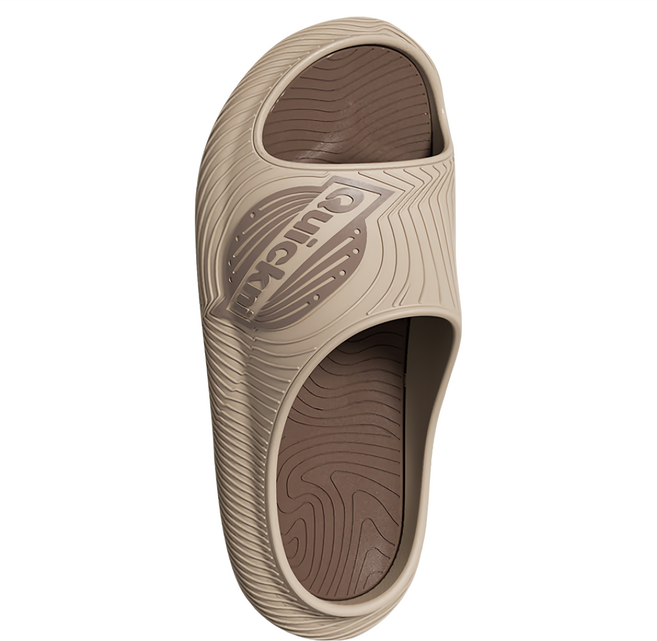 bebehome Quickni 踩屎感時尚潮酷運動涼拖鞋, 卡其色, 42~43