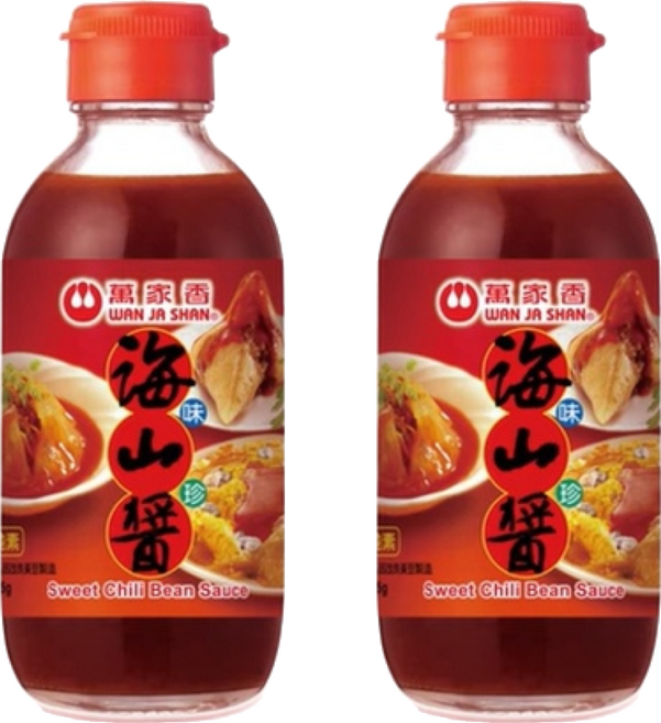 萬家香 海山醬 非基因改造黃豆製成 古早美味, 225g, 2瓶