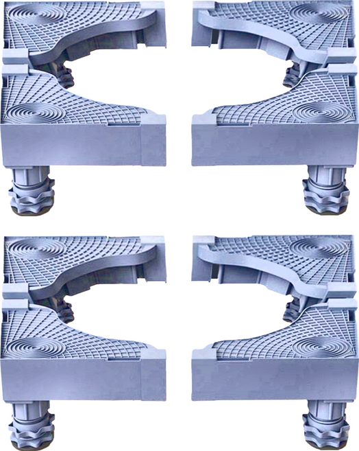 品屋 洗衣機底座, 灰色, 2個