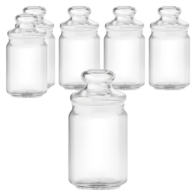 Ocean Glass 玻璃罐, 6個, 650ml
