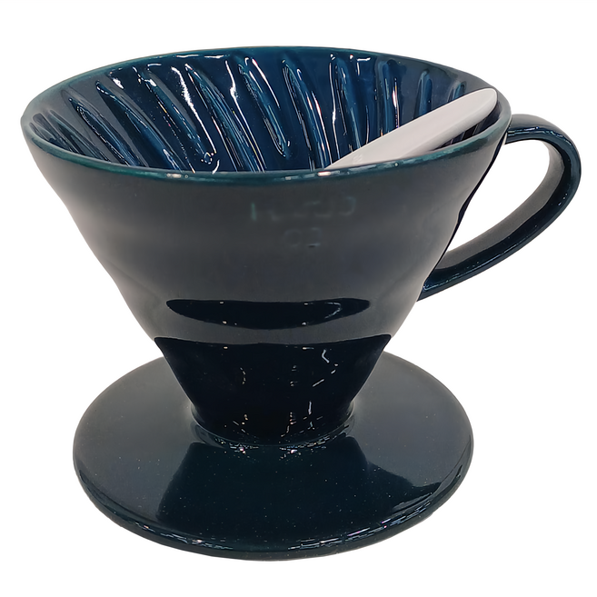 HARIO 好璃奧 V60 02彩虹磁石濾杯, 吳須色 1~4杯, 1個, 240ml