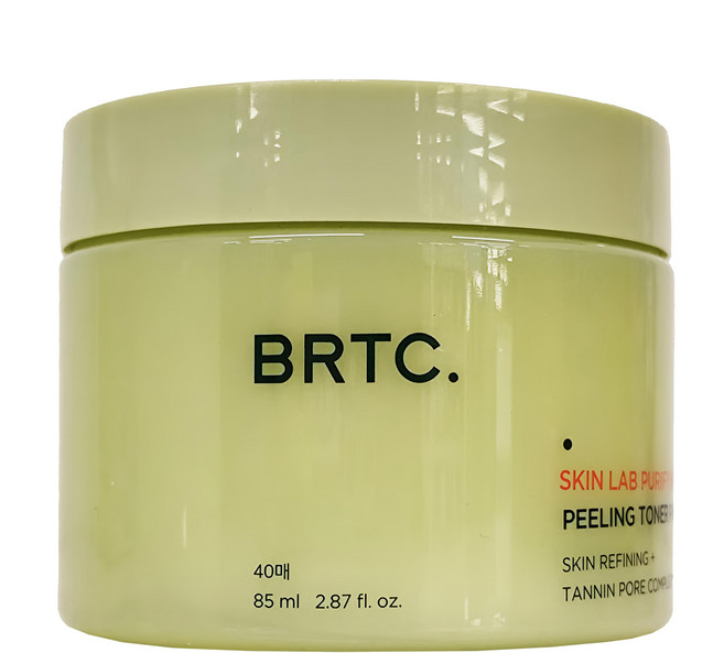 BRTC. 肌膚精粹去角質棉片, 40片, 1盒