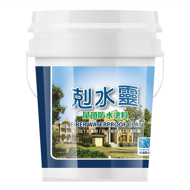 KINGCAT 貓王油漆 剋水靈屋頂防水塗料 K1-427, 草原綠, 18925ml, 1桶