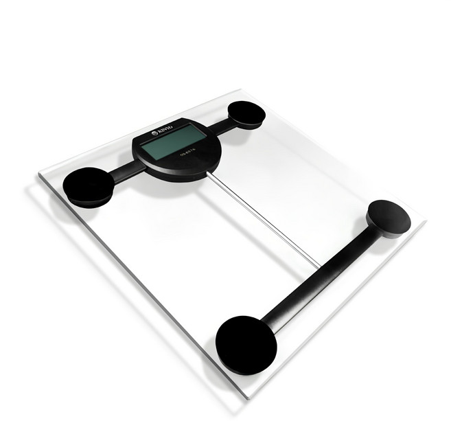 Kinyo 晶透電子體重計, DS-6576, 1個, 透明
