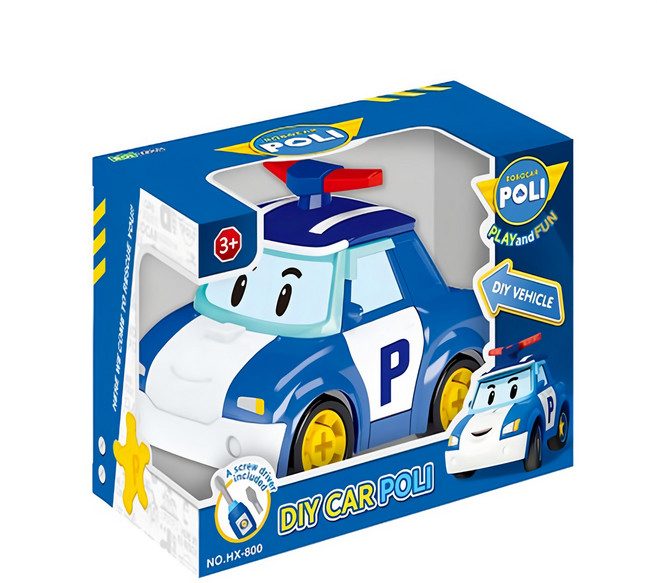 ROBOCAR POLI 波力 拼裝車, 波力 藍色, 1盒