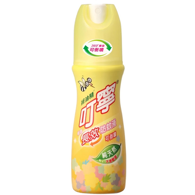 叮寧 長效防蚊液 可倒噴 柚香, 120ml, 1瓶